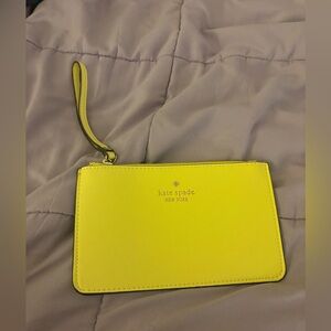 Kate Spade - Yellow Wristlet